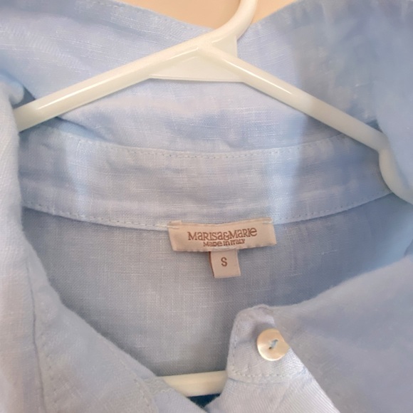 Linen button down dress. - Picture 3 of 4